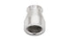 Vibrant -6AN hose end socket for PTFE hoses, chrome finish, durable fittings for high-performance automotive or fluid transfer applications