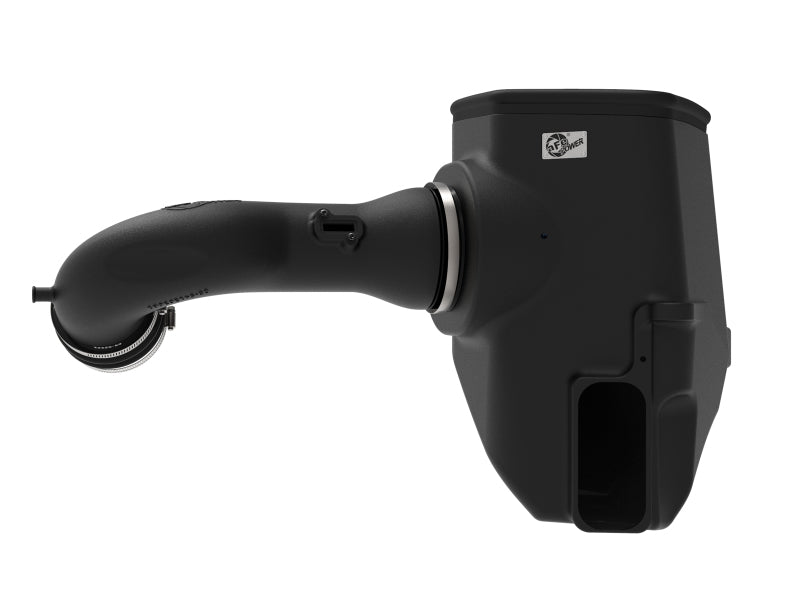 aFe Magnum FORCE Stage-2 Pro 5R cold air intake for 2019-2020 GM Silverado/Sierra 1500 V8-5.3L engine, with black metal and filter components