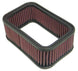 K&N Engineering rectangular drop-in air filter with 6.75in length, 4.5in width, and 2.5in height for vehicle air intake systems