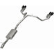 Magnaflow Street Series cat-back exhaust system for 2021 GMC Yukon V8 6.2L, showing polished metal pipes and mufflers.
