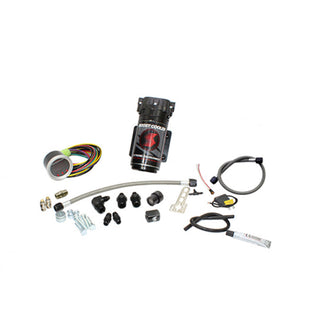Snow Performance Stage 2 Boost Cooler water methanol injection kit with SS braided 4AN fittings, no tank included.