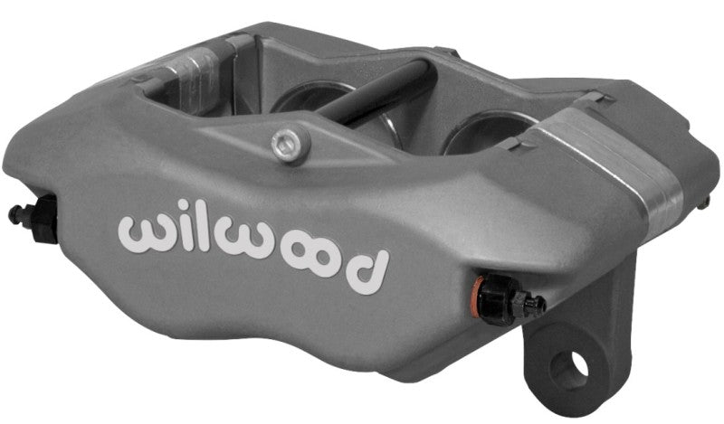 Wilwood forged narrow Dynalite brake caliper with 3.50-inch mount, 1.38-inch pistons, designed for 1.25-inch disc.