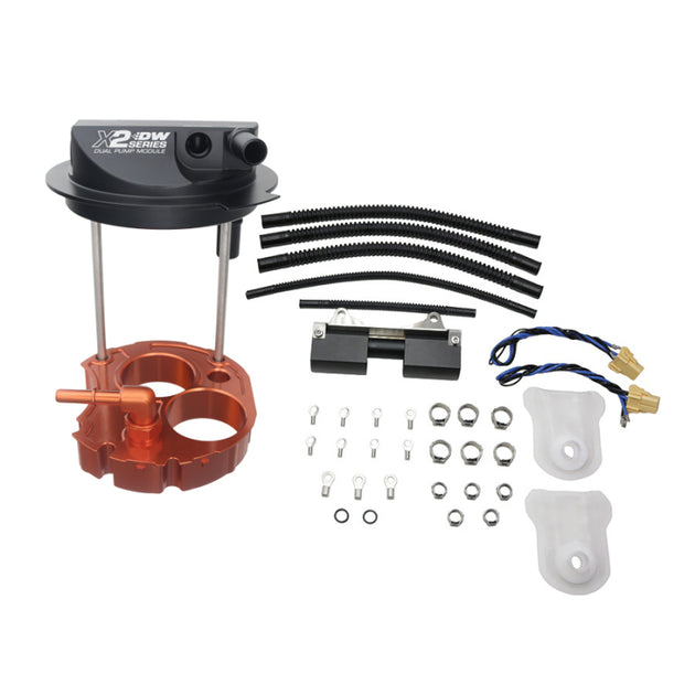 DeatschWerks Gen 6 fuel pump module for Camaro and Cadillac CTS-V X2 series, high-performance automotive fuel pump system.