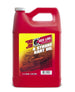 Red Line Four-Stroke Kart Oil gallon container, high-quality motor oil for go-kart engines, with red and black labeling.