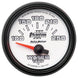 AutoMeter Phantom II 52.4mm water temperature gauge showing a dial with temperature readings from 100 to 250°F.