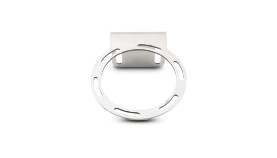Vibrant oil catch can mounted on a bracket, showing the vibrant branding and sleek design of the single catch can.