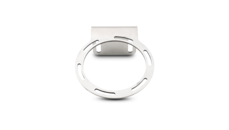 Vibrant oil catch can mounted on a bracket, showing the vibrant branding and sleek design of the single catch can.