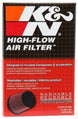K&N Engineering rectangular drop-in air filter with 6.75in length, 4.5in width, and 2.5in height for automotive airflow.