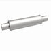 MagnaFlow Mag SS muffler with 14x4x4 inch size and 2.25x2.25 inch inlet/outlet pipes, shown in the product image.