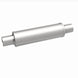 MagnaFlow Mag SS muffler with 14x4x4 inch size and 2.25x2.25 inch inlet/outlet pipes, shown in the product image.