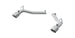 MBRP axle back muffler delete for 2010-2015 Chevrolet Camaro V6 3.6L, showcasing the T304 stainless steel exhaust component.