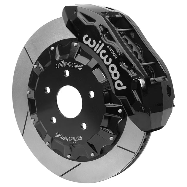 Wilwood 13-18 RAM 1500 4x4 TX6R front big brake kit with 16-inch black rotors and brake lines, designed for enhanced stopping power