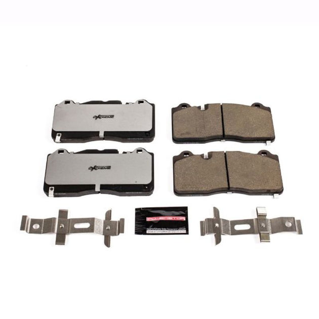 PowerStop Z26 Extreme Street Brake Pads for 2016-2019 Cadillac CTS front with hardware, high-performance brake components