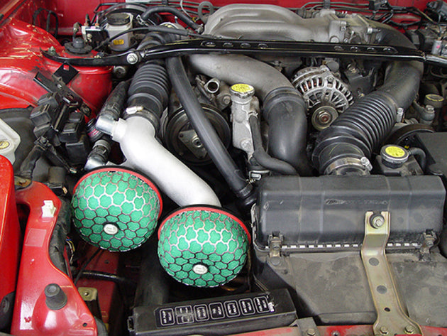 HKS SPF FD3S 13B-REW direct fit air filter for Mazda RX-7 FD3S with high-performance filtration system.