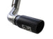 aFe MACHForce XP Catback exhaust with black tip for GM Silverado/Sierra 1500 2014 V-5.3/6.2L pickup truck, side view