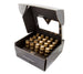 NRG 700 Series M12 x 1.25 steel lug nut set with dust caps, locks, and socket in chrome gold finish, displayed on a white background.