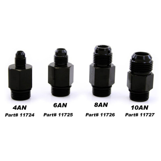 Nitrous Express 6AN bottle nipple for Lightning 500 valve, a durable metal fitting for nitrous oxide bottle accessories.