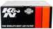 K&N Engineering custom drop-in air filter with 14-inch outer diameter, 12-inch inner diameter, and 6-inch height for improved airflow.