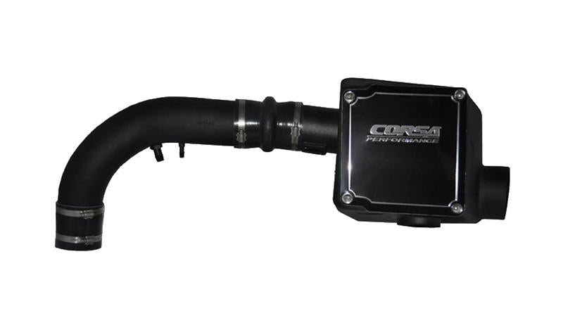 CORSA Performance cold air intake for Chevrolet Camaro SS 2010-2014 V8 6.2L engine, featuring the intake filter and piping.