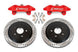 BMR Chevrolet Corvette brake kit with 15-inch drilled and slotted rotors and red calipers for enhanced performance.