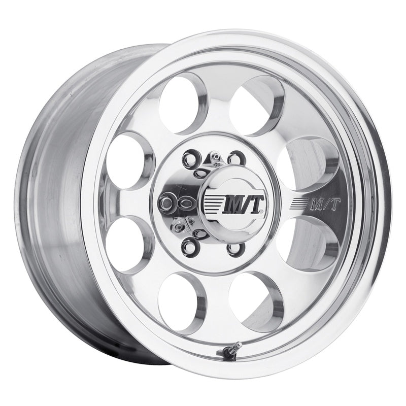 Mickey Thompson Classic III 15x10 cast wheel with 6x5.5 bolt pattern and 3-5/8 inch backspacing, black finish.