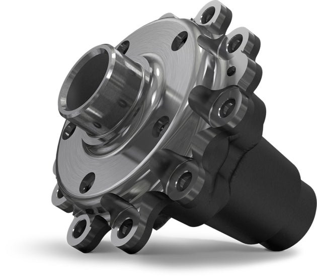 Eaton Detroit Truetrac differential for Ford 8.8-inch axle, 33 spline, suitable for cars, trucks, and minivans, with visible gear components.
