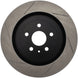 StopTech Power Slot Camaro SS rear right slotted brake rotor for 8-cylinder models, high-performance vehicle brake component