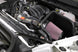 K&N Engineering cold air intake kit for 2019 Chevy Silverado and GMC Sierra 1500 V8-5.3/6.2L engine, installed in vehicle engine bay