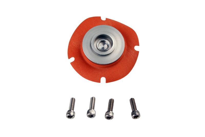 Aeromotive fuel pressure regulator repair kit for models 13202, 13113, 13209, 13214, 13212, with various small repair components.