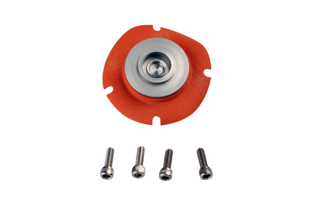 Aeromotive fuel pressure regulator repair kit for models 13202, 13113, 13209, 13214, 13212, with various small repair components.