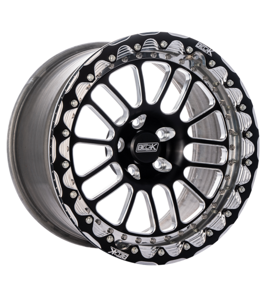 Forged Belak Series 2 15x10-inch wheel with 7-inch BS, 5x120 bolt pattern, single beadlock, suitable for off-road vehicles.