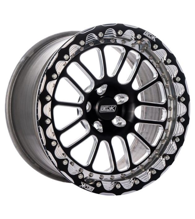 Forged Belak Series 2 15x10-inch wheel with 7-inch BS, 5x120 bolt pattern, single beadlock, suitable for off-road vehicles.