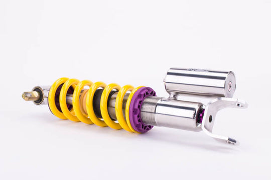 KW Coilover Kit V3 for Chevrolet Corvette C7 with electronic shock control, featuring adjustable coilovers and performance suspension.