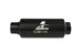 Aeromotive Marine AN-12 fuel filter with 100 micron stainless steel element, designed for marine fuel filtration systems.