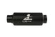 Aeromotive Marine AN-12 fuel filter with 100 micron stainless steel element, designed for marine fuel filtration systems.