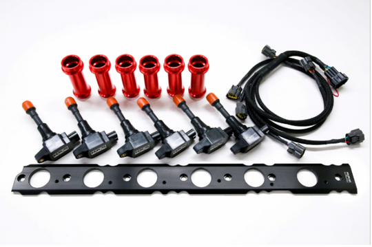 HKS Super Fire Racing Coil Pro BNR34 stock replacement ignition coil for Nissan Skyline BNR34, high-performance ignition component