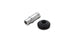 Vibrant 10mm aluminum vacuum hose fitting with rubber grommet, used for automotive and industrial hose connections.