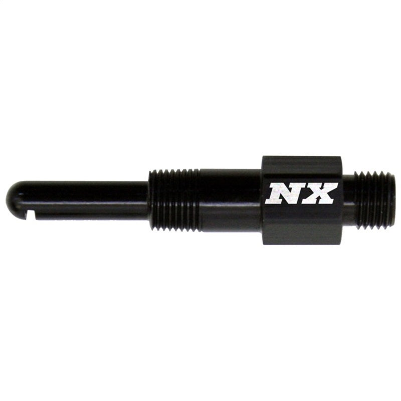 Nitrous Express single discharge dry nitrous nozzle with 1/8 NPT fitting for performance vehicle nitrous systems.