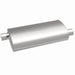 MagnaFlow MagnaFlow Mag SS muffler with 22x5x11 inch dimensions and 3x3 inlet and outlet pipes, shown in the image.