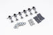 Radium Engineering electrical bulkhead stud kit with six fittings, versatile and durable for automotive and electrical applications.