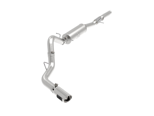 aFe Apollo GT Series 4-inch 409SS cat back exhaust system with polished tip for 2014-2018 Chevrolet Silverado 1500 V8 6.2L