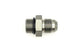 DeatschWerks 6AN ORB male to 6AN male flare adapter fitting with O-ring, used for high-performance fuel or oil lines