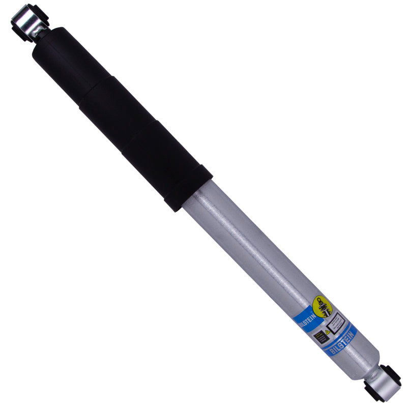 Bilstein 5100 Series shock absorber for 2019 Chevrolet Silverado 1500 and GMC Sierra 1500, showing the metal body and mounting points.