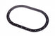Black anodized Radium Engineering Fuel Cell Nut Ring for fuel tanks, designed for secure installation and durability.