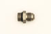DeatschWerks 8AN ORB Male to 8AN Male fitting adapter with O-ring, used for high-performance fuel or oil lines.
