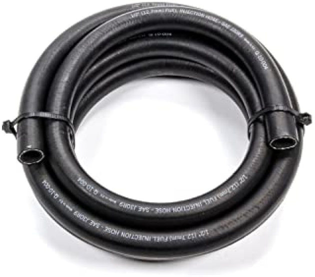 Black Fragola -6AN EZ Street low permeation fuel hose, 20-foot length, flexible automotive hose for fuel transfer applications.