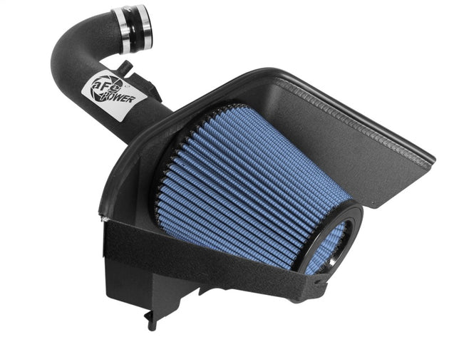 aFe MagnumFORCE Stage-2 PRO 5R cold air intake system installed in a 2012-2014 Chevrolet Camaro V6 3.6L engine bay