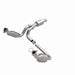 MagnaFlow direct fit catalytic converter for Chevy Avalanche 5.3L (2009-2013) with metallic body and inlet/outlet pipes visible.