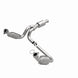 MagnaFlow direct fit catalytic converter for Chevy Avalanche 5.3L (2009-2013) with metallic body and inlet/outlet pipes visible.