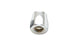 Silver Vibrant -10AN hose end socket fitting, high-quality automotive fitting with detailed metal construction.